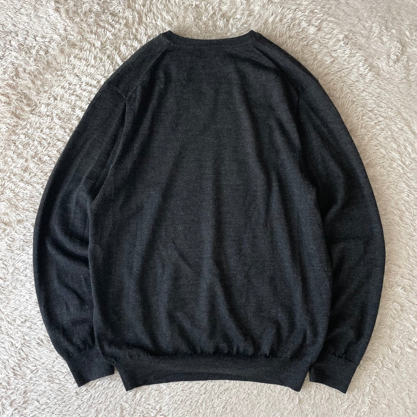ラルフローレン 極美品 メリノウールニット L グレー