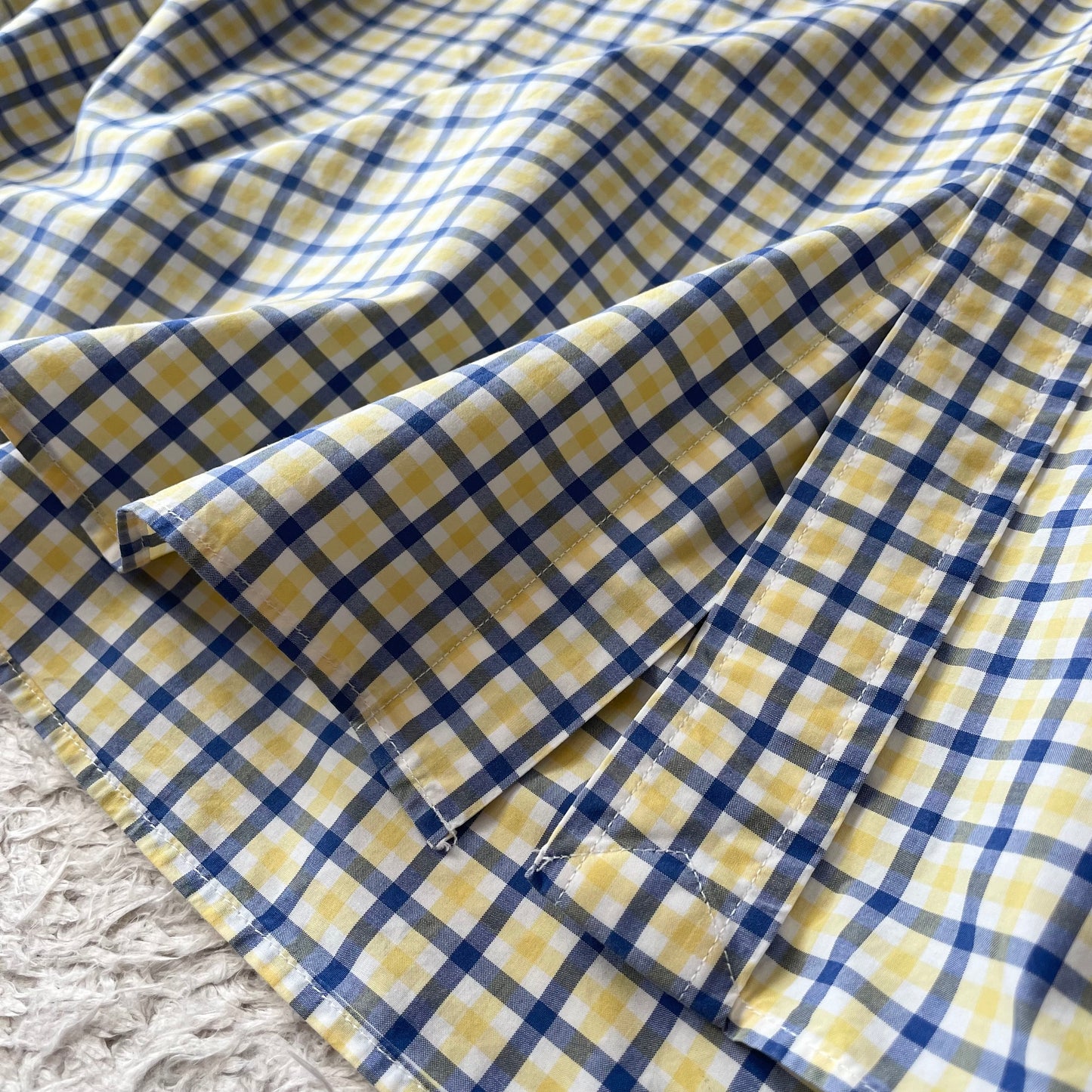 ラルフローレン 美品 現行 BD L/S shirt XXL 黄白青チェック