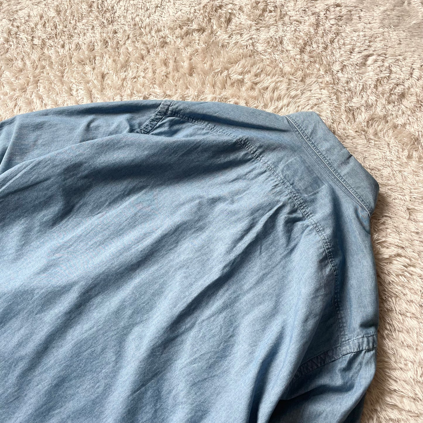 ジャンネット 美品 GIANNETTO ウェスタンシャツ シャンブレー XL