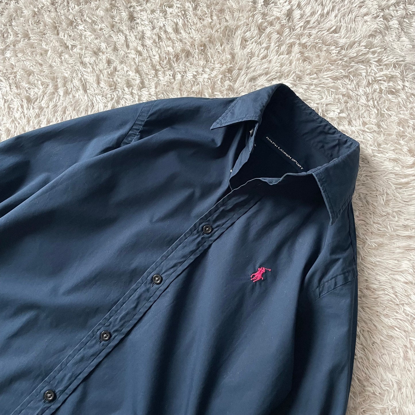 ラルフローレン ストレッチシャツ 4 ネイビー