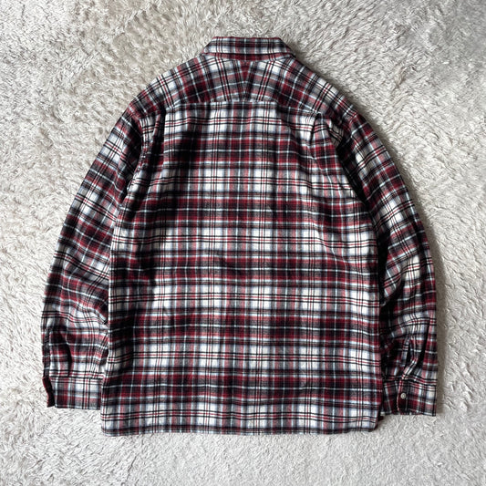 ペンドルトン 美品 PENDLETON オープンカラー ネルシャツ L
