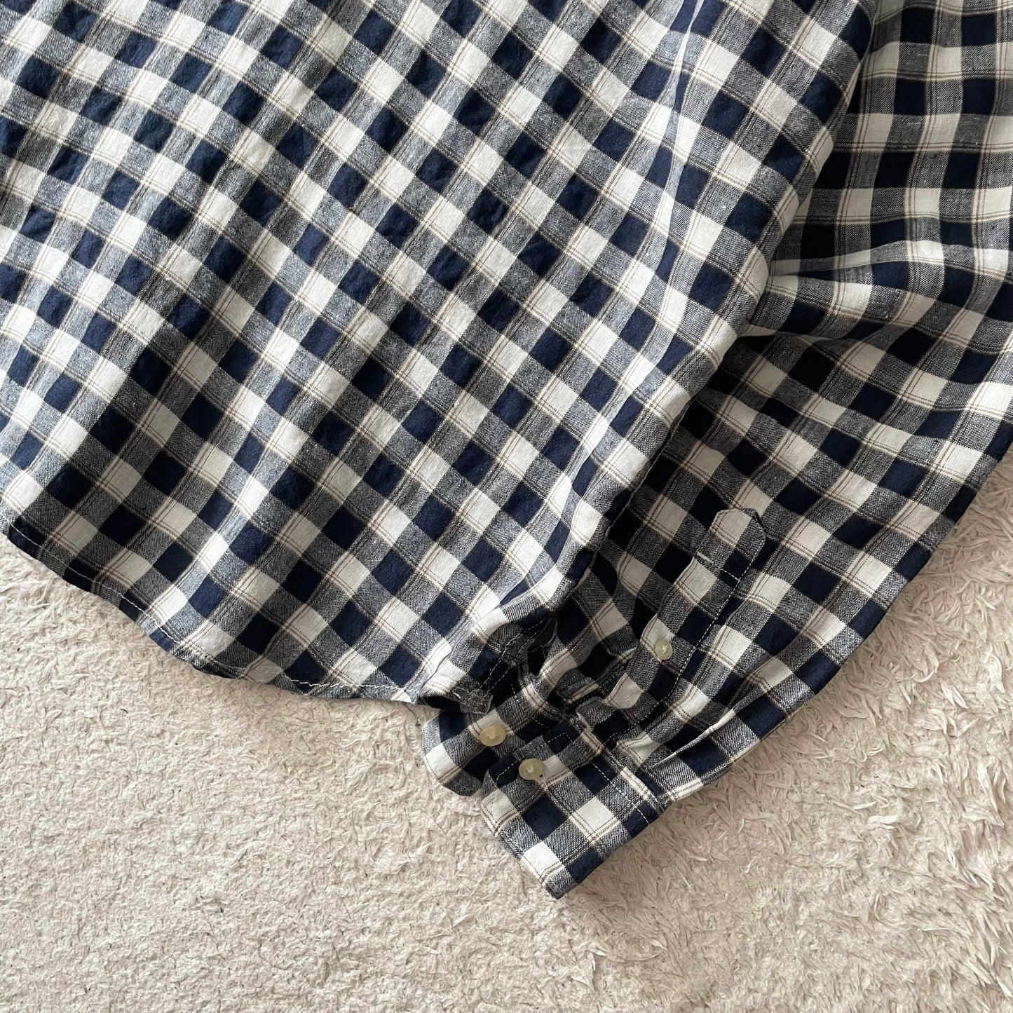 バナナリパブリック 美品 BANANA REPUBLIC リネンシャツ L