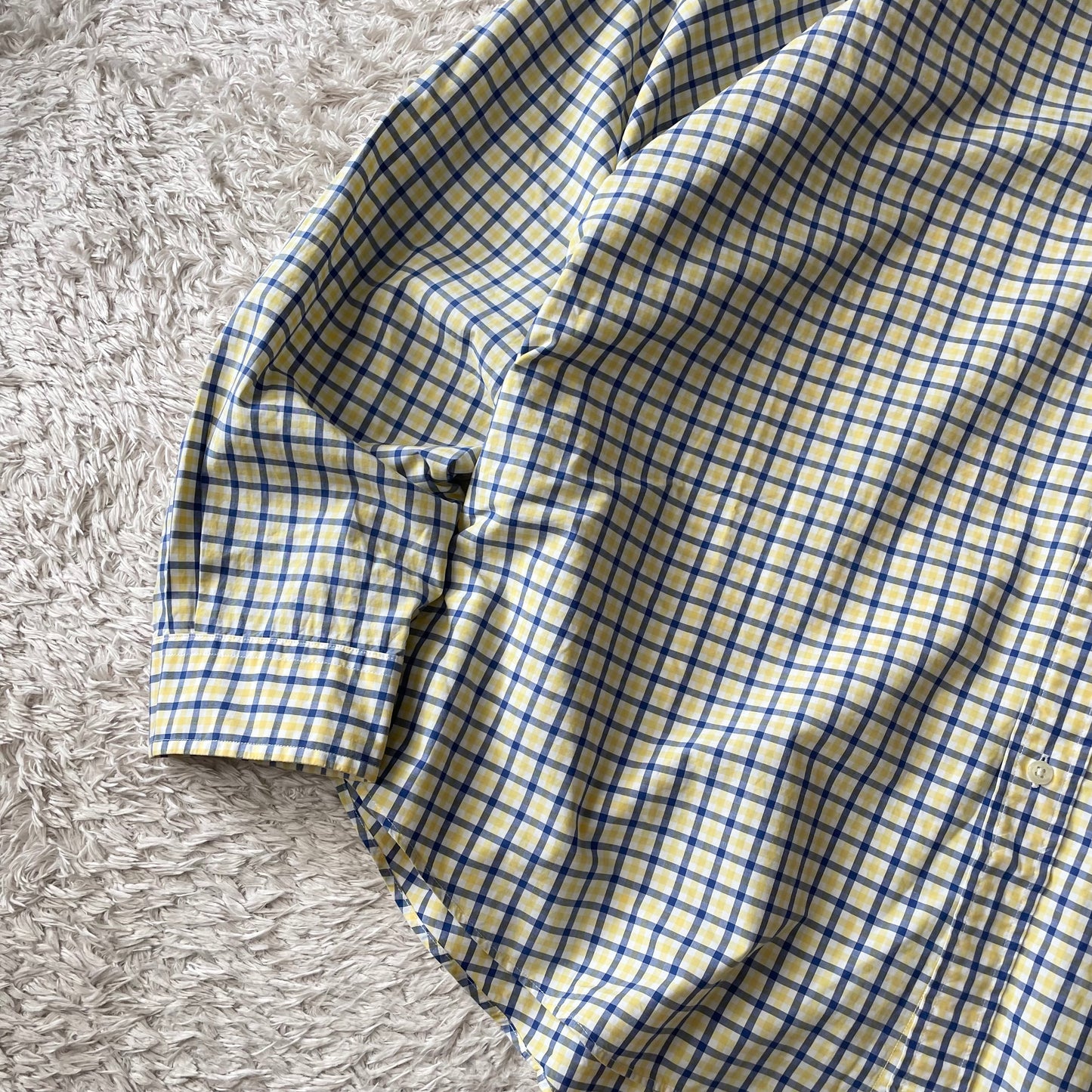 ラルフローレン 美品 現行 BD L/S shirt XXL 黄白青チェック
