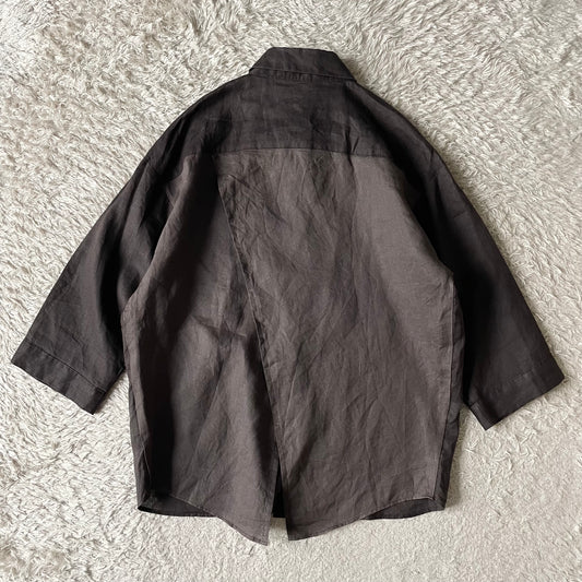 ガリャルダガランテ リネンシャツ バックスリット F