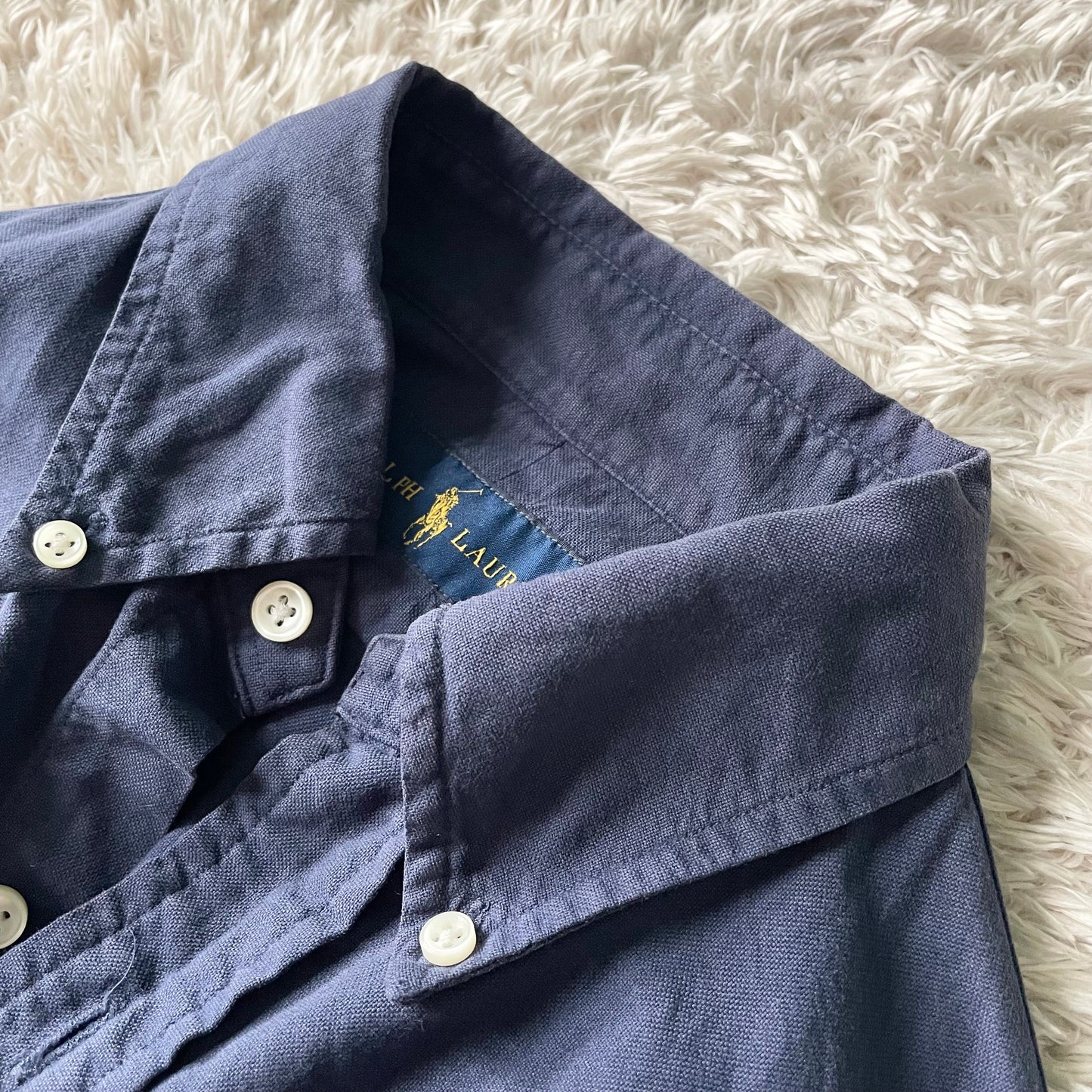 ラルフローレン BD L/S shirt XS navy
