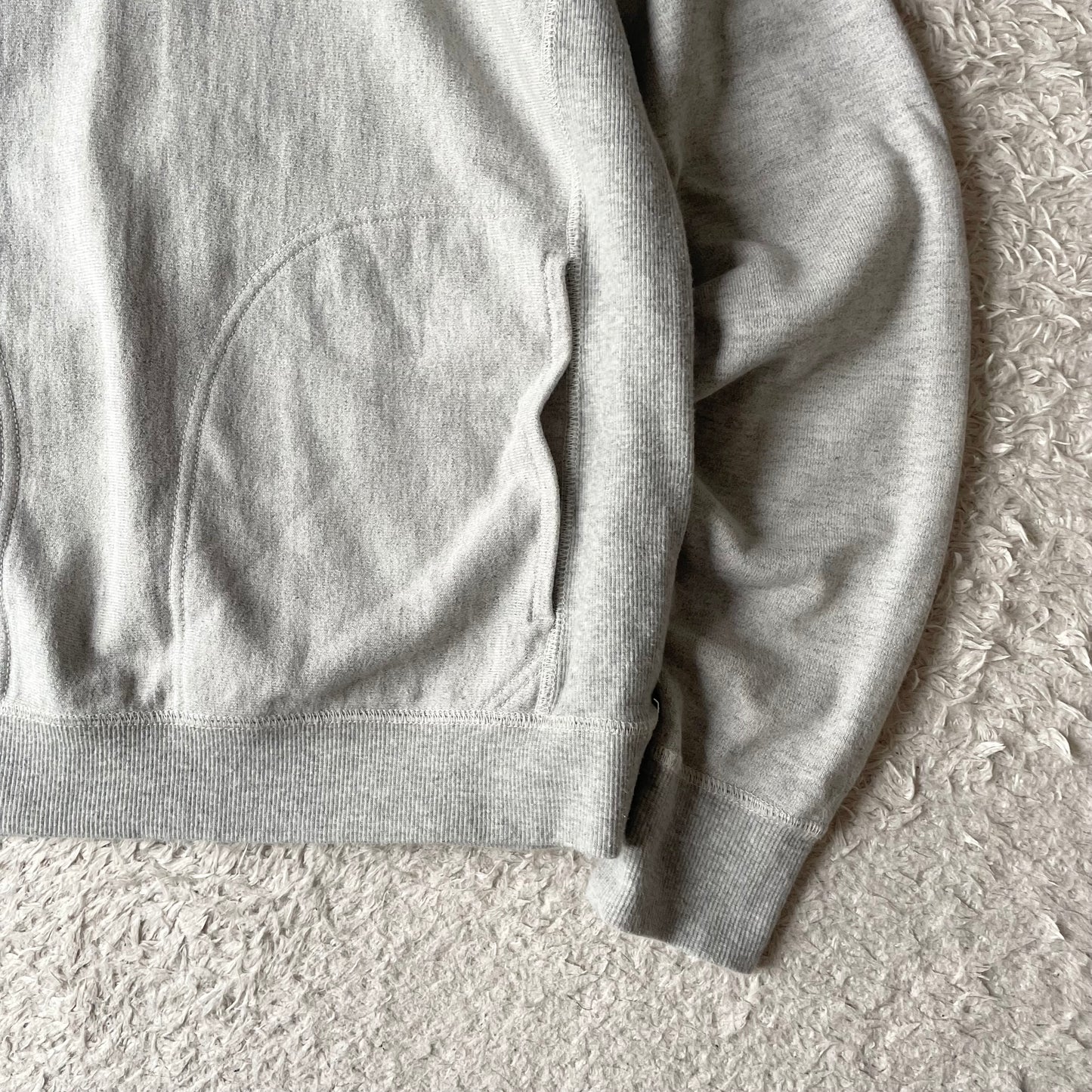 エムエイチエル 美品 ラグラン パーカー M グレー