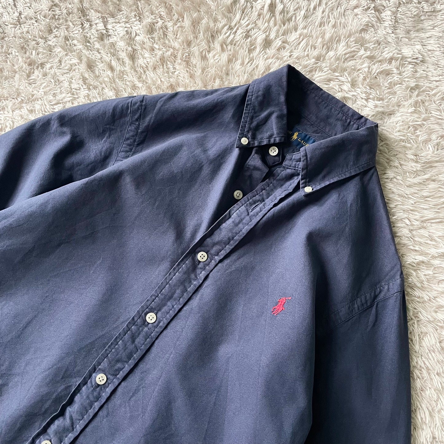 ラルフローレン BD L/S shirt XS navy