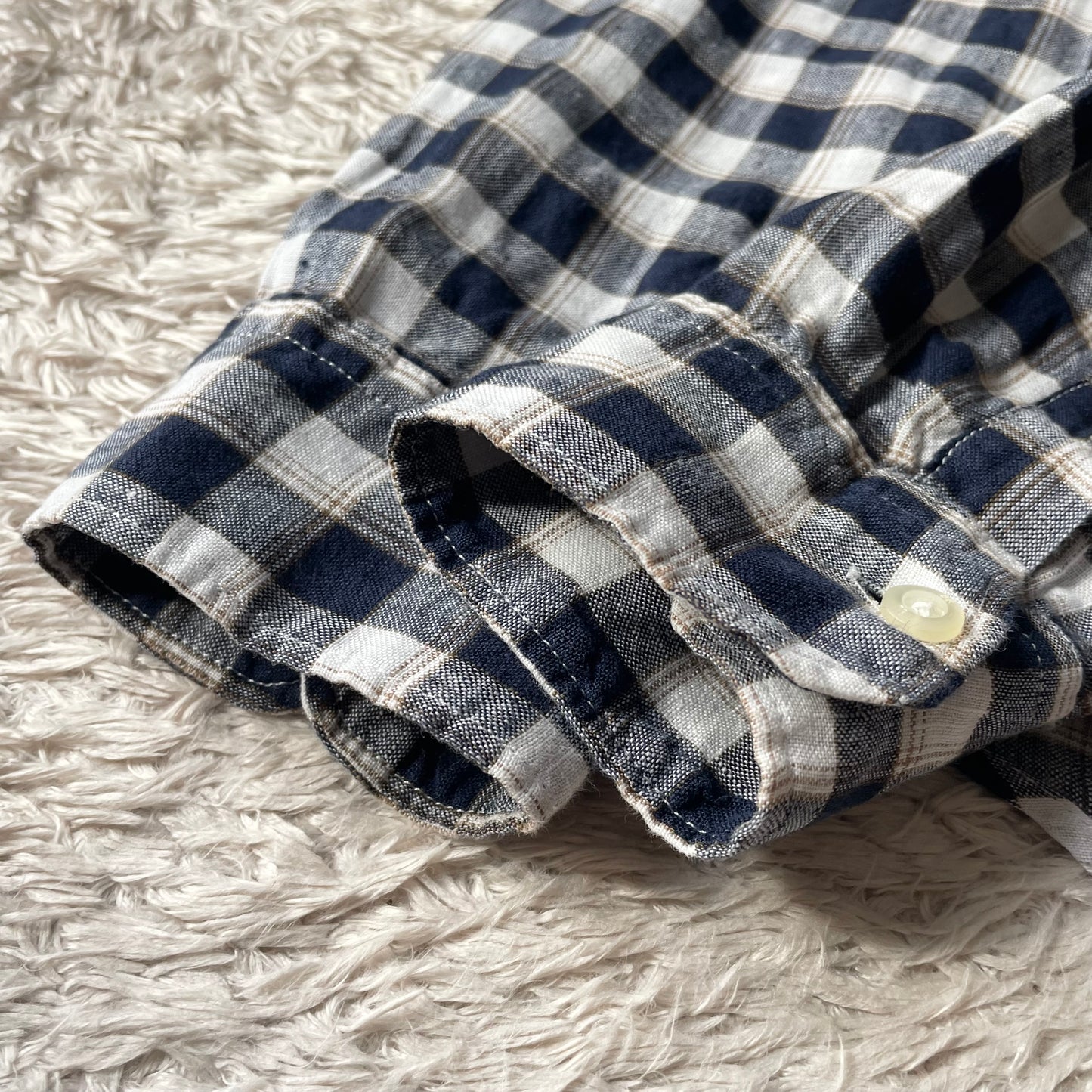 バナナリパブリック 美品 BANANA REPUBLIC リネンシャツ L