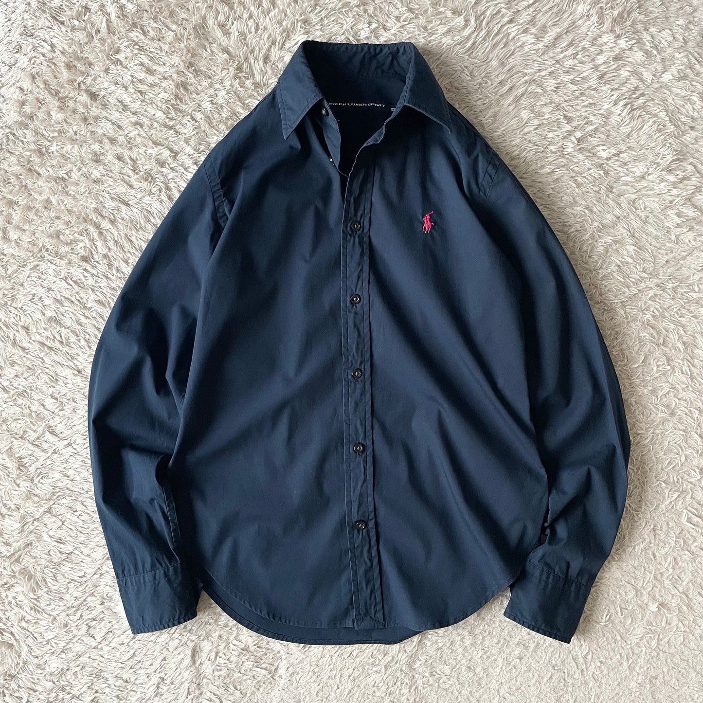ラルフローレン ストレッチシャツ 4 ネイビー