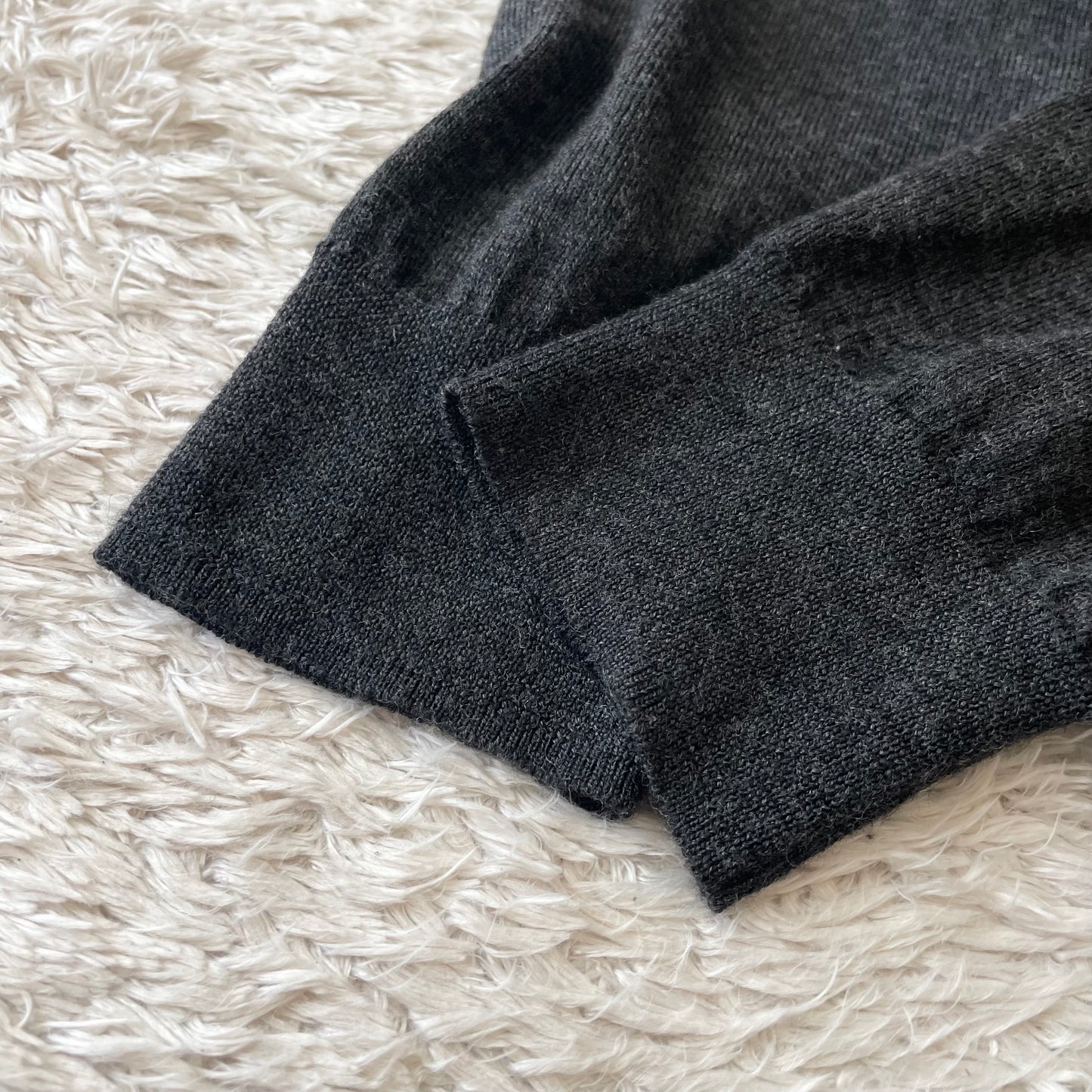 ラルフローレン 極美品 メリノウールニット L グレー