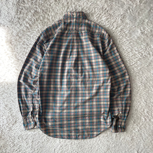 GITMAN BROS 美品 L/S shirt S blue check