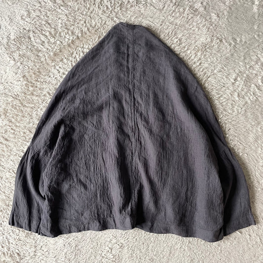 イチアンティークス リネンカーディガン F 灰