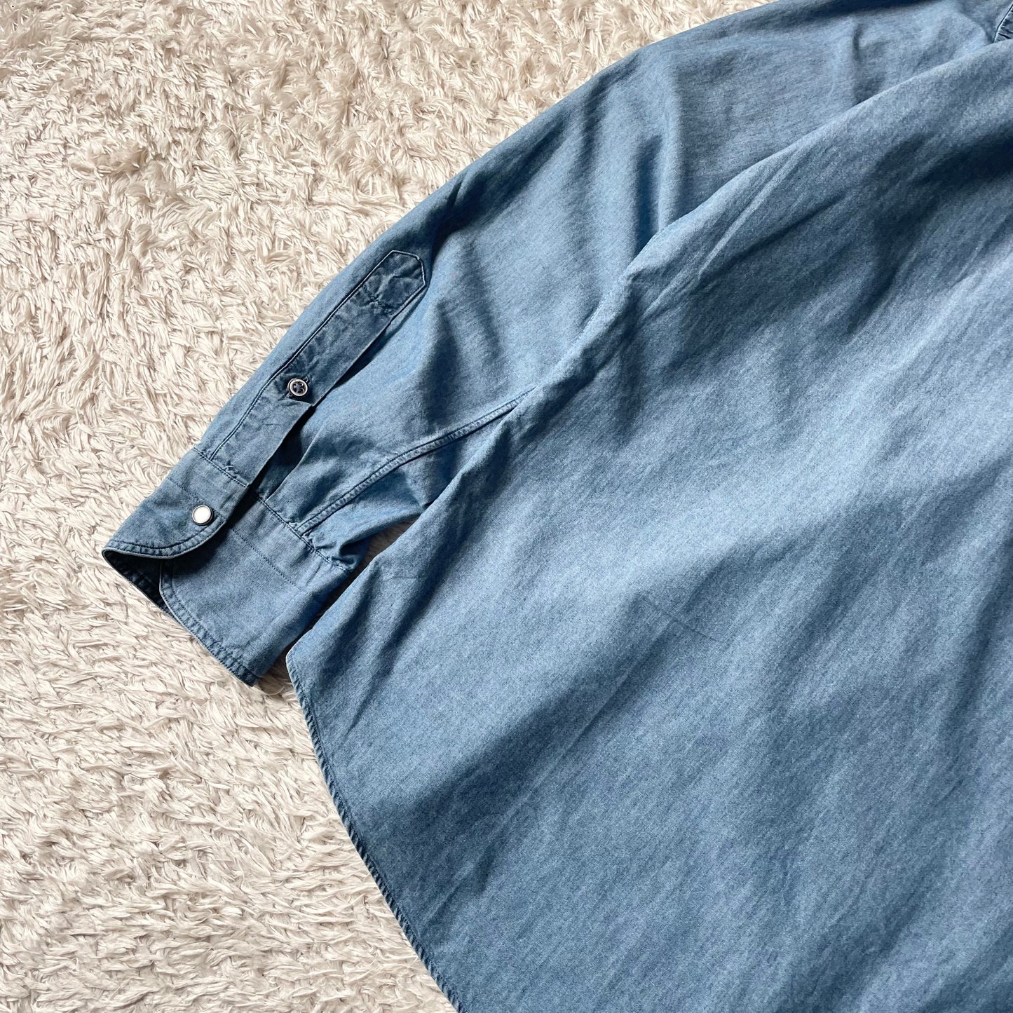 ジャンネット 美品 GIANNETTO ウェスタンシャツ シャンブレー XL