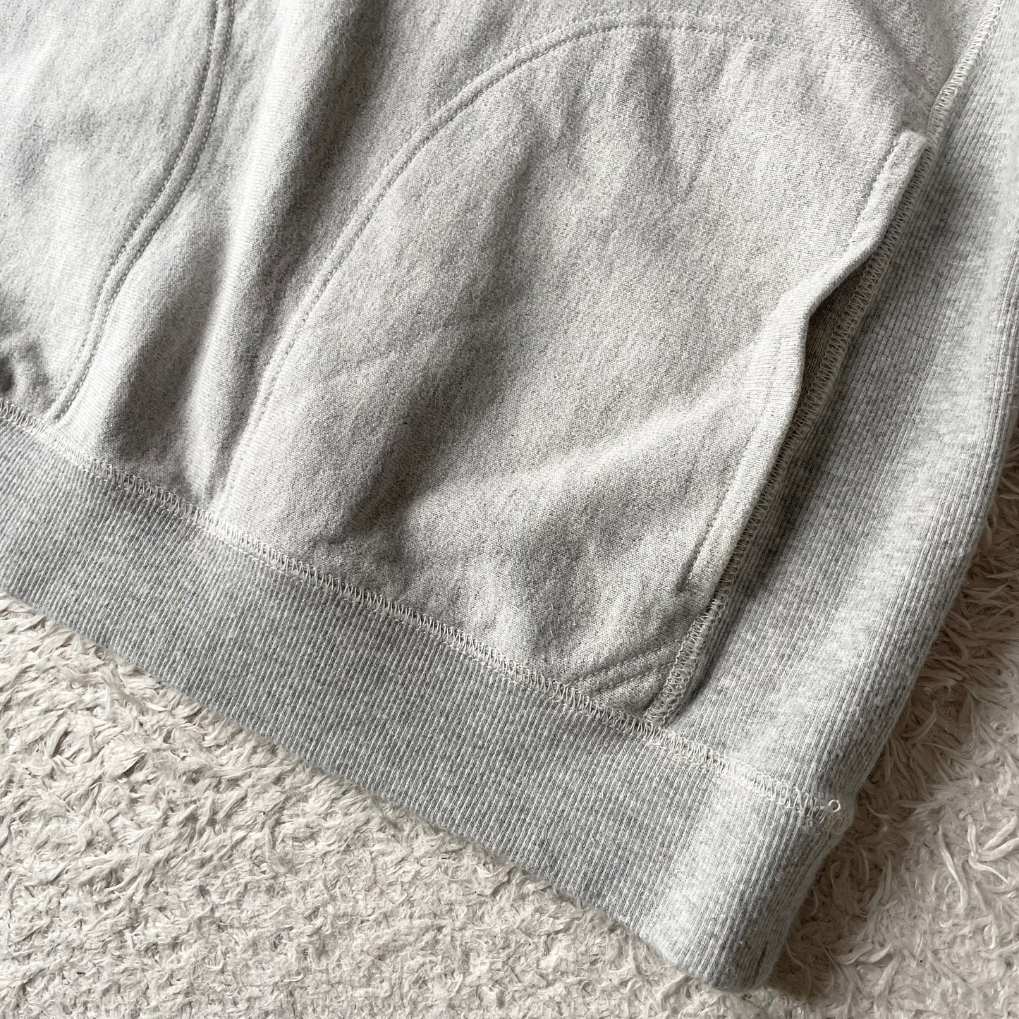 エムエイチエル 美品 ラグラン パーカー M グレー