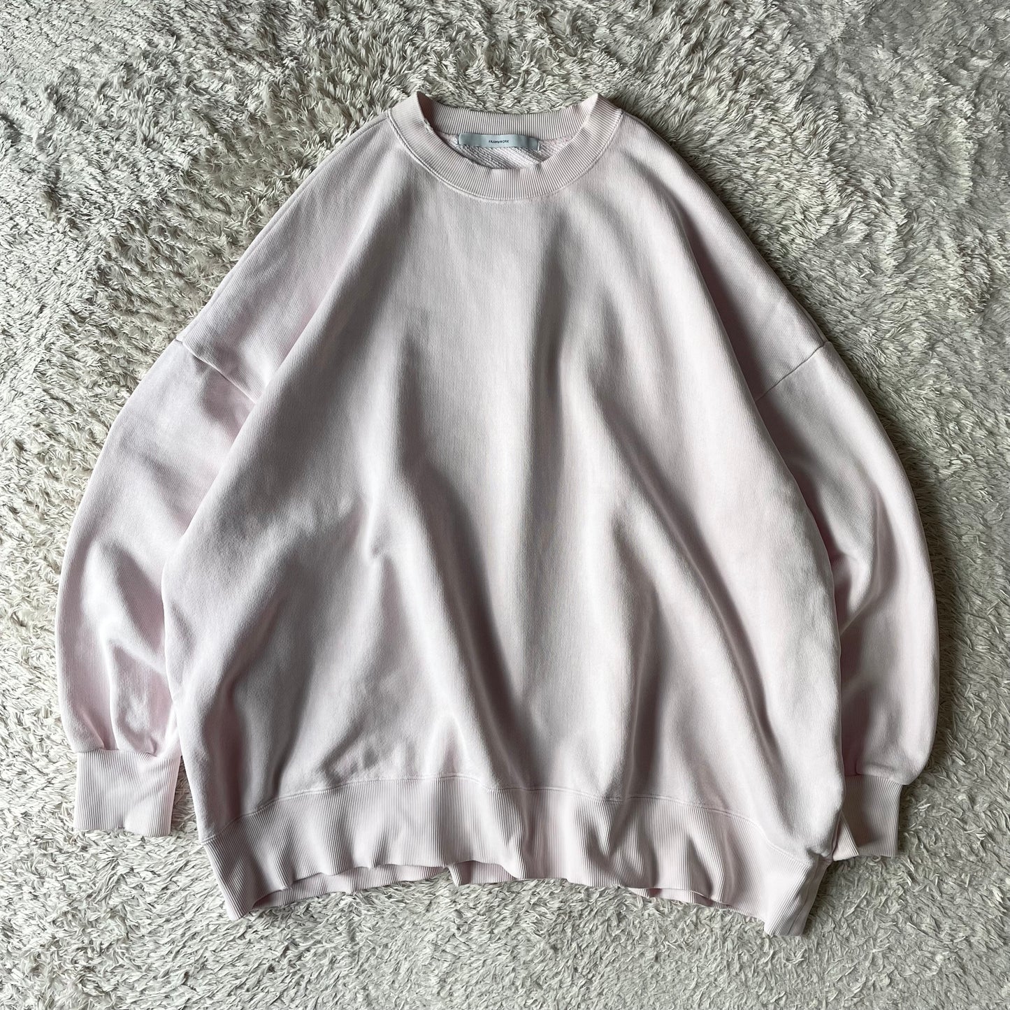 フレームワーク 美品 カラースウェット F ピンク