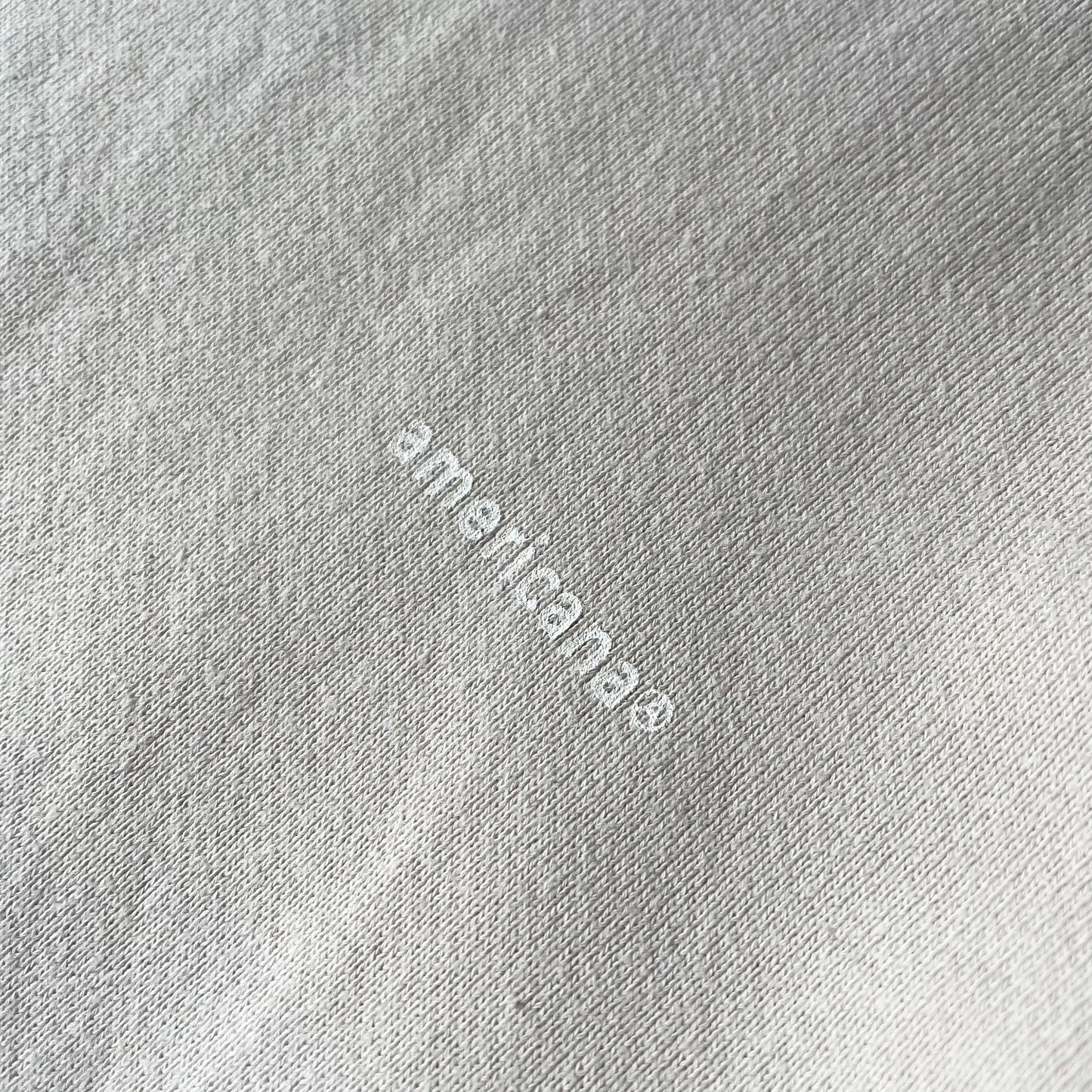アメリカーナ 美品 sidezip sweat F beige