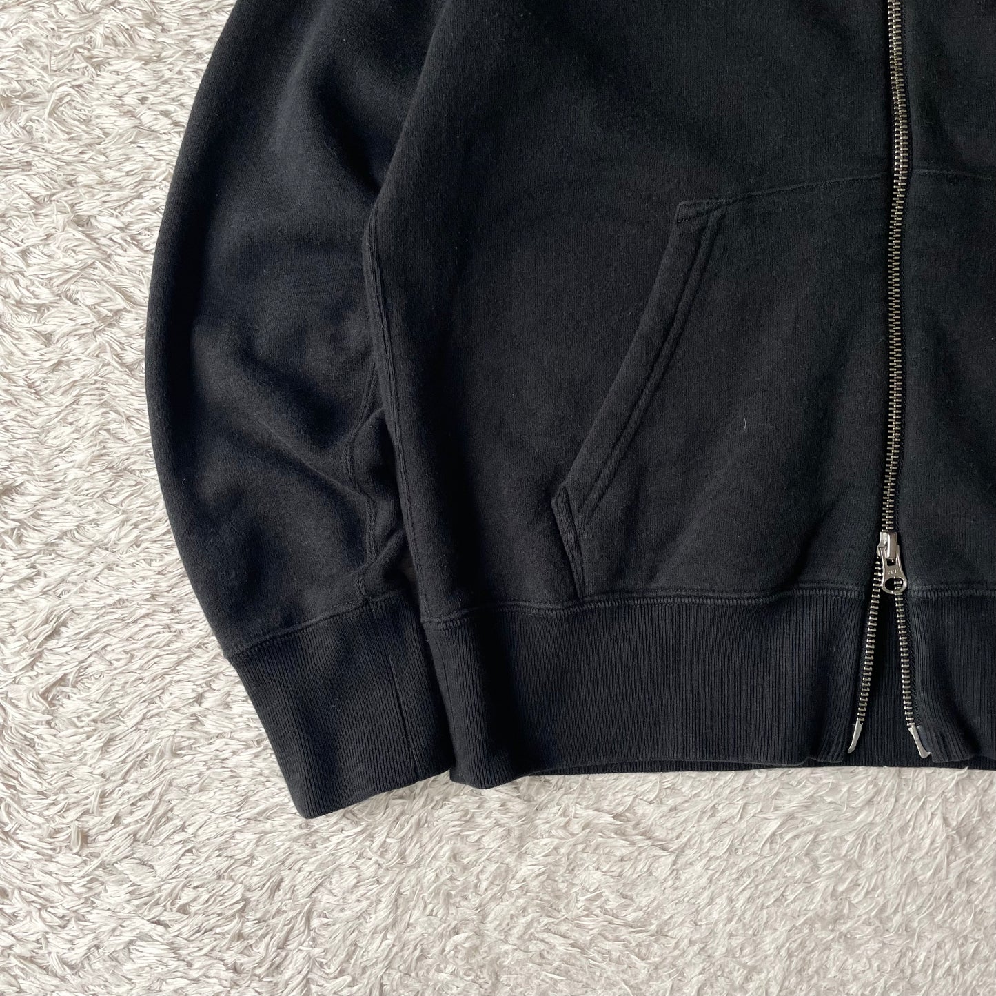 エムエイチエル 美品 MHL ダブルジップパーカー 2 黒