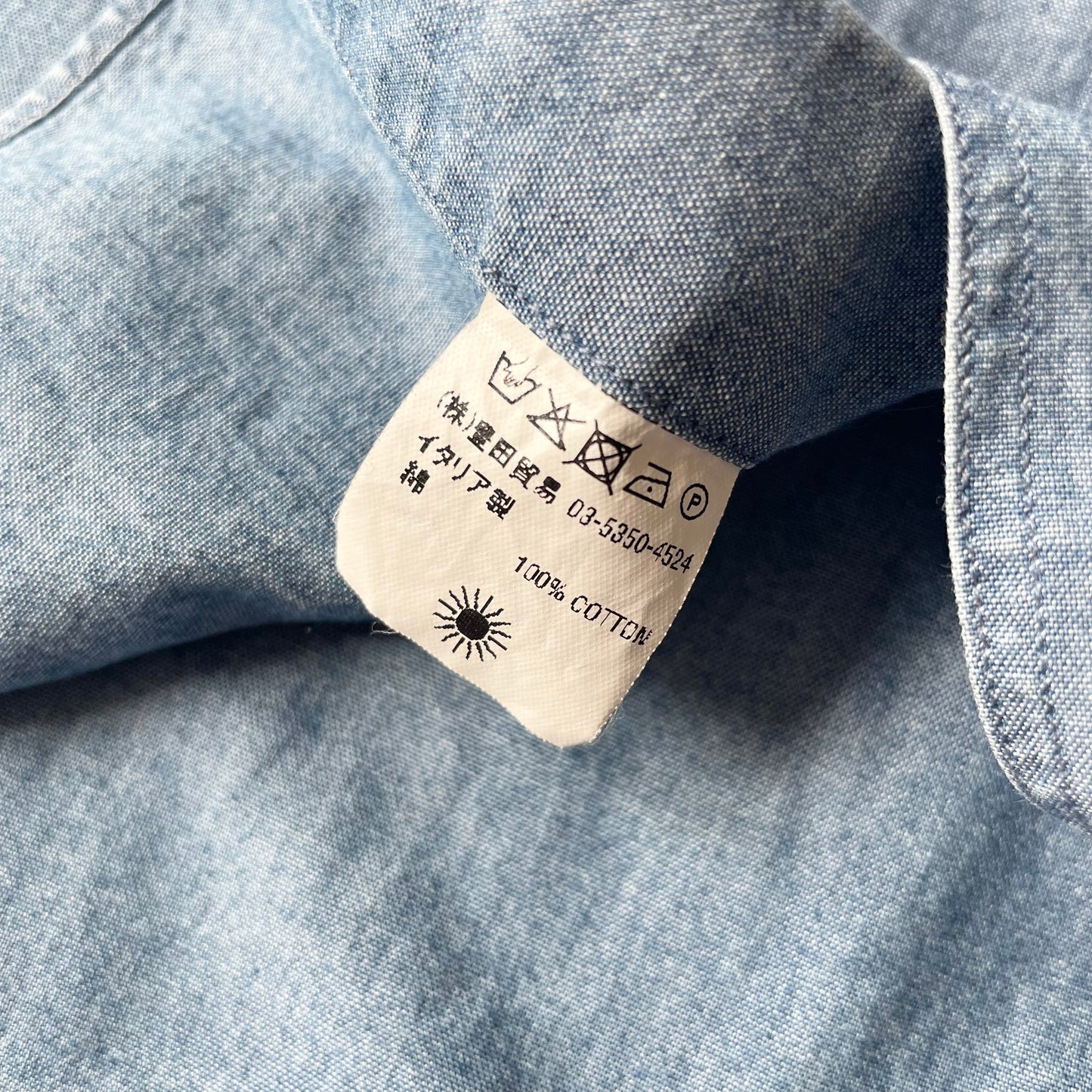 ジャンネット 美品 GIANNETTO ウェスタンシャツ シャンブレー XL