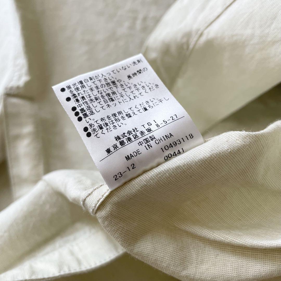 エムエイチエル 極美品 24ss ライトウェイトコットンリネン S