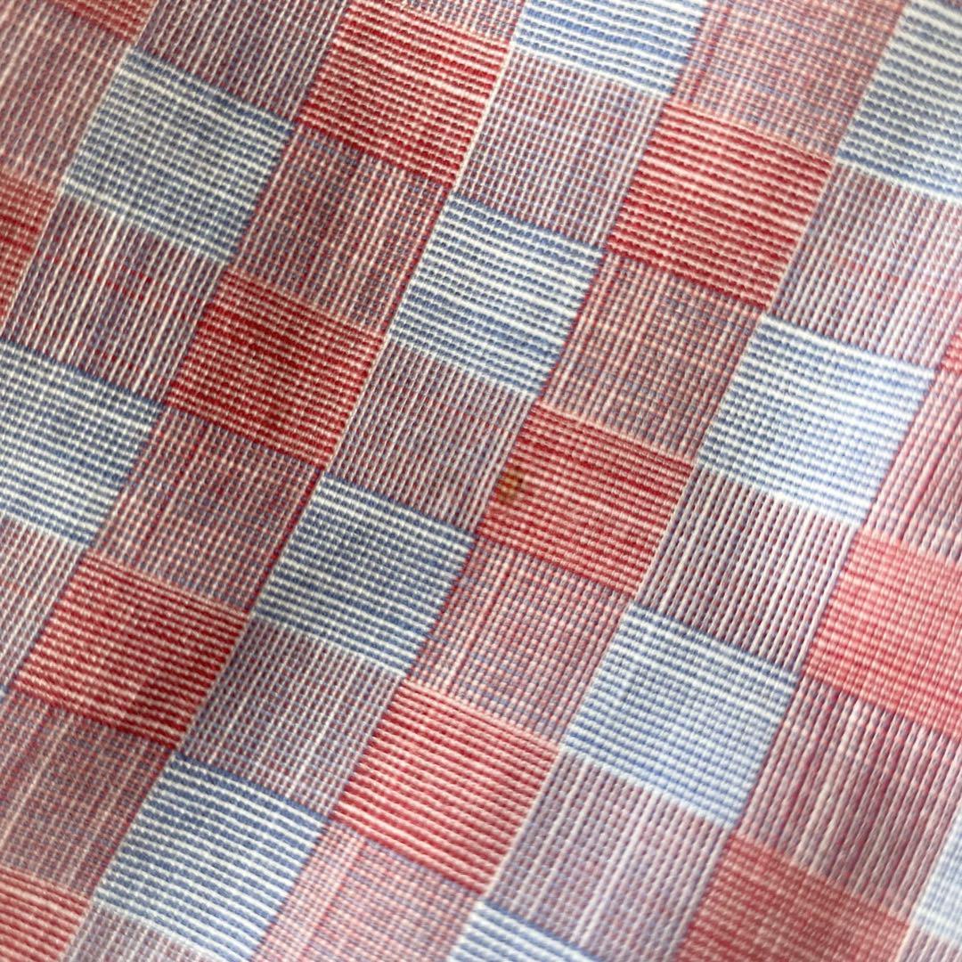 MARIA SANTANGELO 美品 ホリゾンタルカラーシャツ L チェック