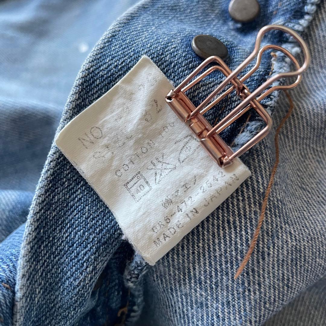 エターナル 美品 ETERNAL ダメージ加工デニム 32 備中倉敷工房 藍青