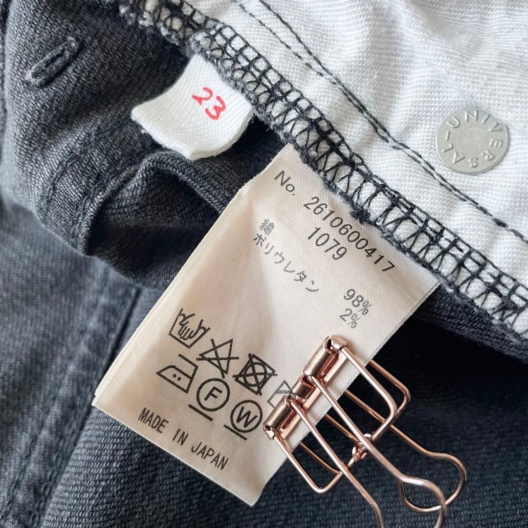 ロンハーマン 美品 R.H.vintage カットオフブラックデニム 23