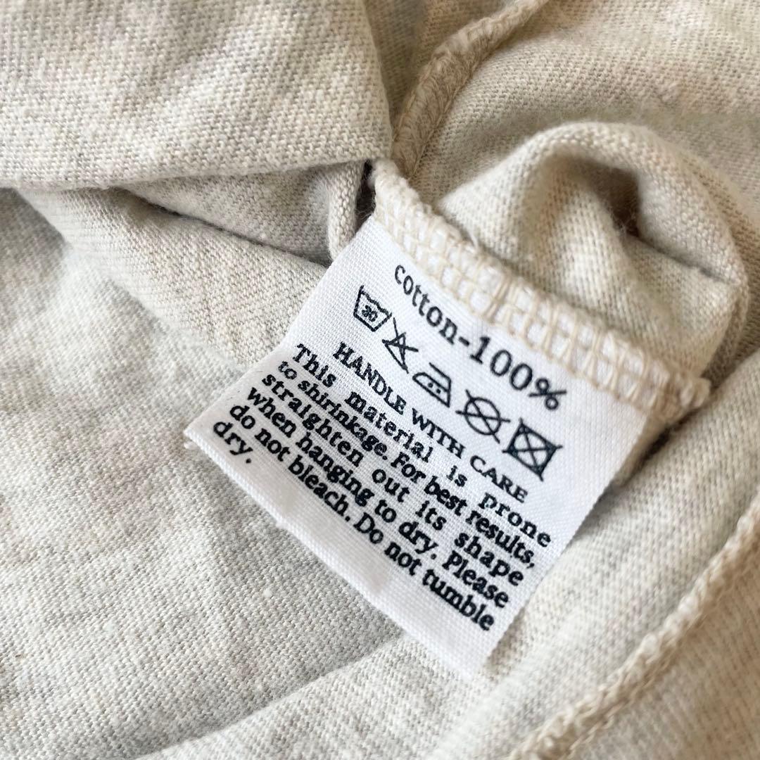 00s 45rpm& ロゴプリントTシャツ F ベージュ