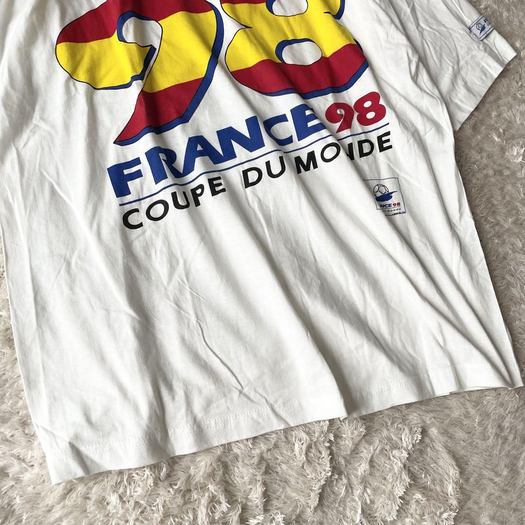 新品タグ付 98年 フランスW杯 Tシャツ スペイン デッドストック