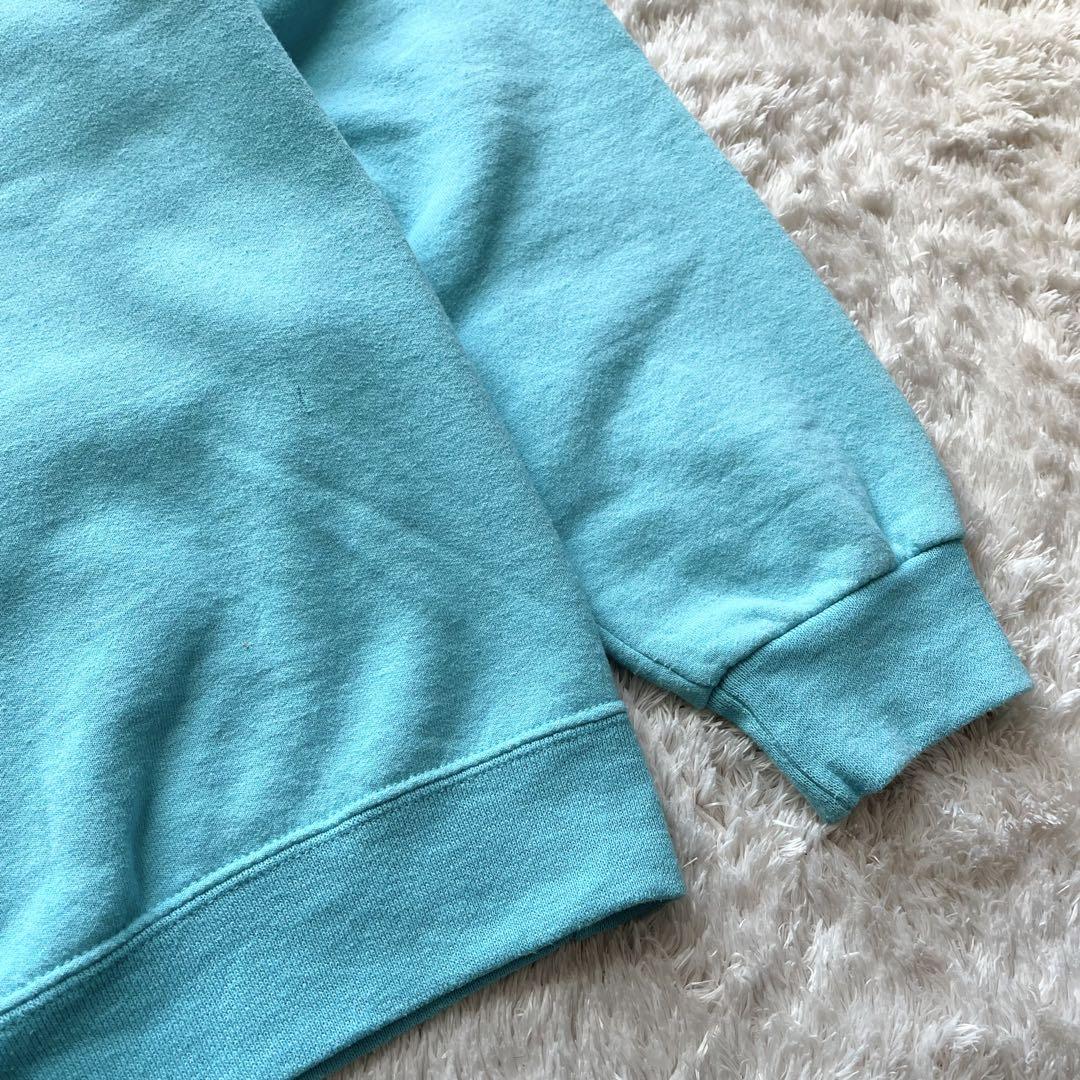 ジャージーズ 美品 00s JERZEES DESTIN 両面プリント ロゴ スウェット