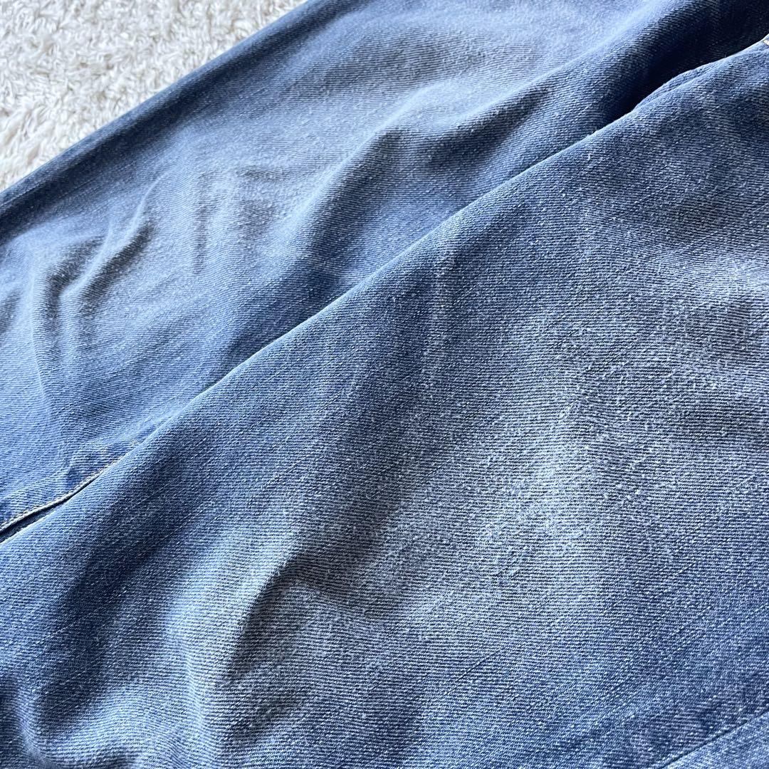 45R 美品 45R おこめデニム竹比女 加工 28 ブルー