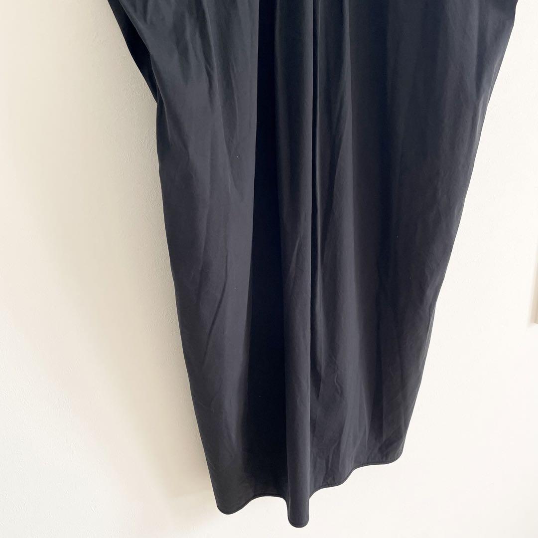 ティッカ 美品 TICCA スクエアビッグ ロングシャツワンピース