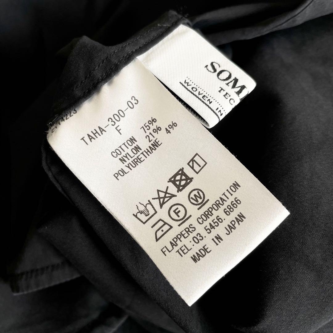 ティッカ 美品 TICCA スクエアビッグ ロングシャツワンピース