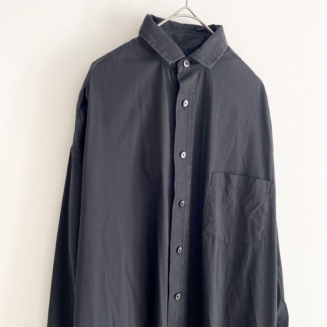 ティッカ 美品 TICCA スクエアビッグ ロングシャツワンピース