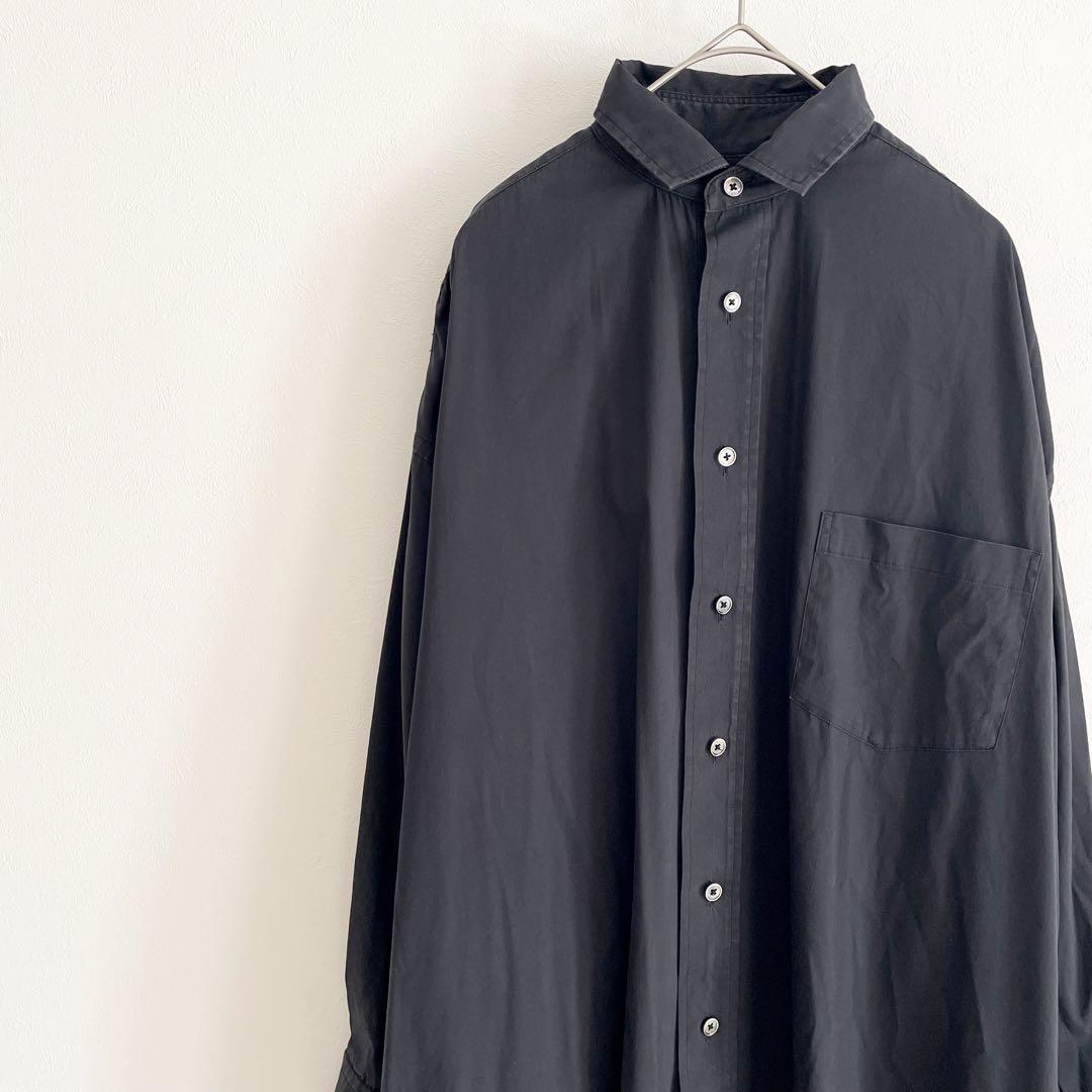 ティッカ 美品 TICCA スクエアビッグ ロングシャツワンピース
