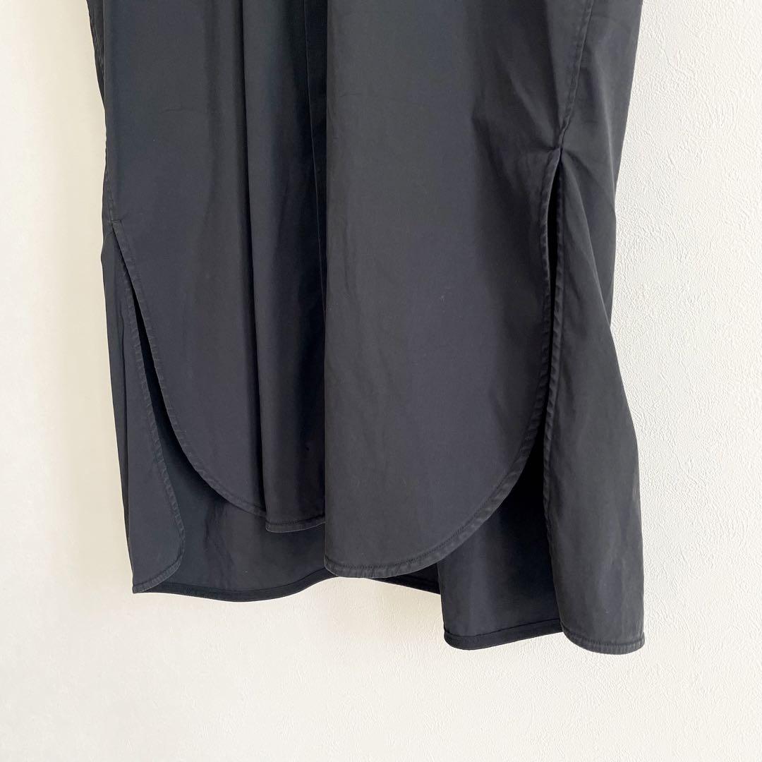 ティッカ 美品 TICCA スクエアビッグ ロングシャツワンピース