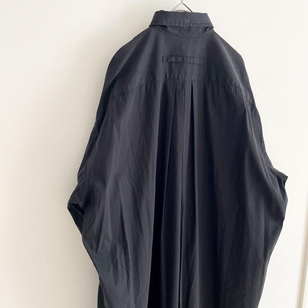 ティッカ 美品 TICCA スクエアビッグ ロングシャツワンピース