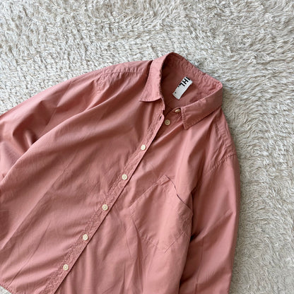 エムエイチエル MHL コットン シャツ 長袖 3 ピンク
