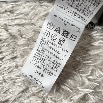 リアムプラージュ 美品 ワイド ボーダー カットソー F 白茶