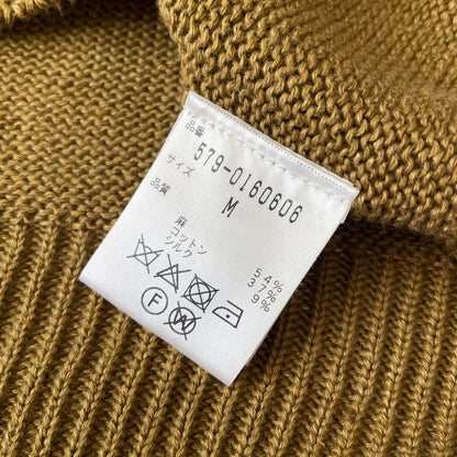 マーガレットハウエル 美品 薄手ニット シルク混 M オリーブ