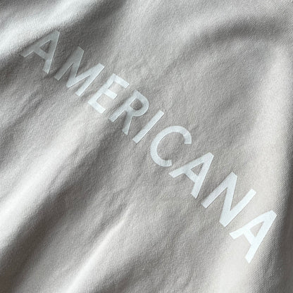 アメリカーナ 美品 sidezip sweat F beige