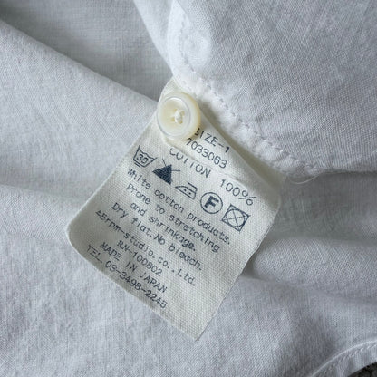 45R コットン シャツ 長袖 1 白 7033063