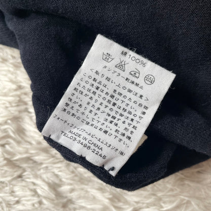 45rpm& 美品 00s コットンニットカーディガン 2 濃紺