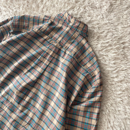 GITMAN BROS 美品 L/S shirt S blue check