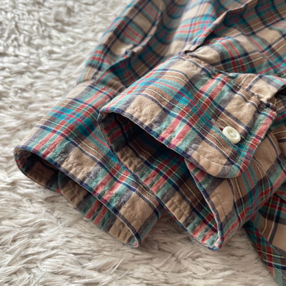 GITMAN BROS 美品 L/S shirt S blue check