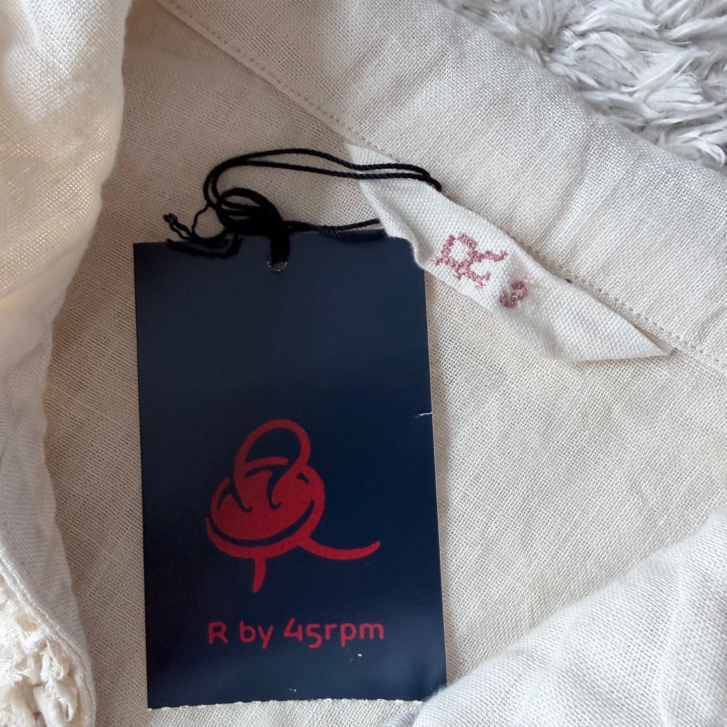 Rby45rpm デッドストック コットン カシュクール フリル 3 アイボリー