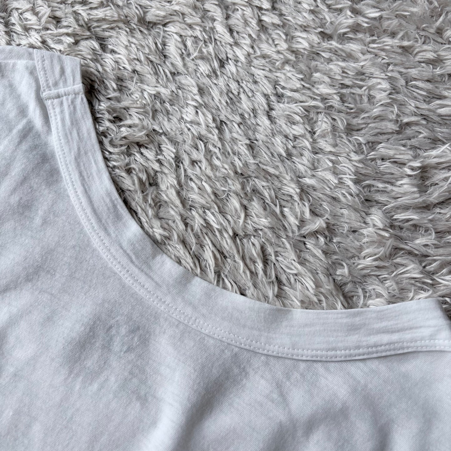 45R ジンバブエコットン Tシャツ カットソー 半袖 1 白 R刺繍