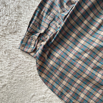 GITMAN BROS 美品 L/S shirt S blue check