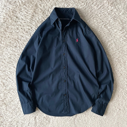 ラルフローレン ストレッチシャツ 4 ネイビー