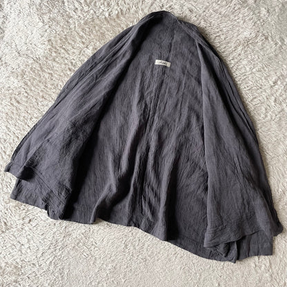 イチアンティークス リネンカーディガン F 灰