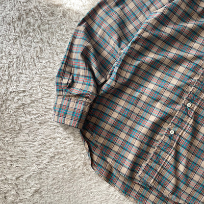 GITMAN BROS 美品 L/S shirt S blue check